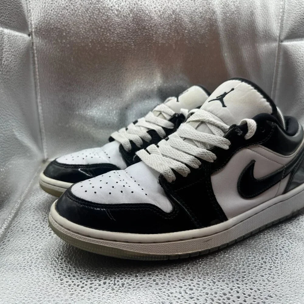 Size 8.5 Nike Air Jordan 1 Low SE Retro Concord Mens White Black Shoe DV1309-100